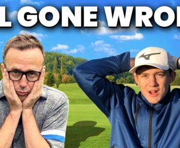 THIS WAS NOT SUPPOSED TO HAPPEN - GOLF MATCH WAS ALL GOING WELL!