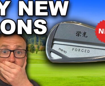 I PLAY GOLF WITH MY NEW IRONS  IN A IRON'S ONLY VLOG