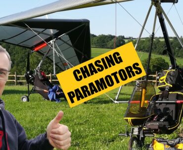 Flexwing flying - Chasing paramotors in a PeaBee