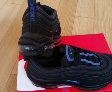 Nike Air Max 97 "Just Do It" Black/Blue Hero-Hyper Royal-Cool Grey