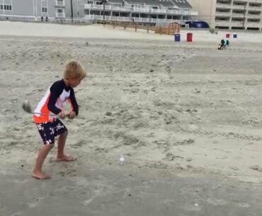 Connor Golfing, 5 Yrs Old