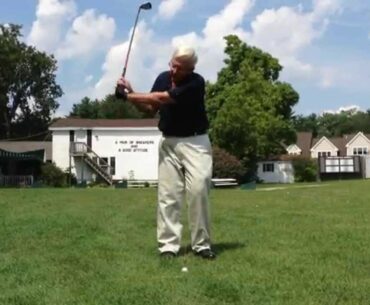 Golf Lesson from Barrie Bruce Golf Schools-  best iron shot set-up.