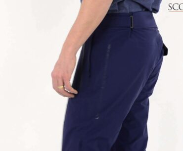 KJUS Pro 3L Waterproof Golf Trousers Blue