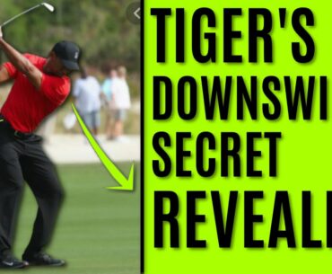 GOLF: Tiger's Downswing Secret Revealed