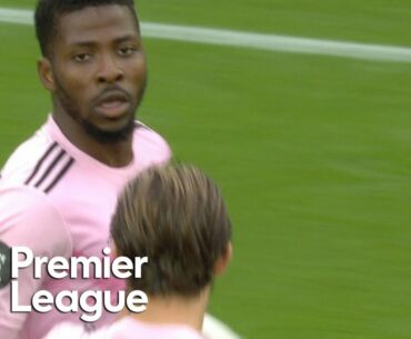 Kelechi Iheanacho cuts Leicester City deficit v. Everton | Premier League | NBC Sports