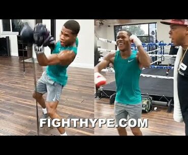 DEVIN HANEY "KNOCK THEY D*CK IN THE DIRT" TRAINING; GETTING HYPE PUTTING HEAT ON MITTS & BAGS