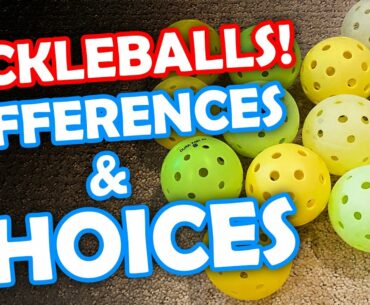 Differences between popular pickleballs and what you should get