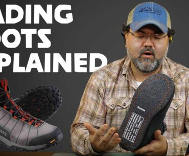 3 TYPES Of Wading Boots EXPLAINED