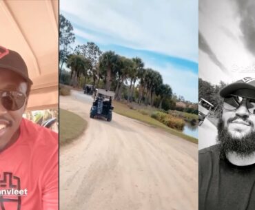 Pascal Siakam and Fred Van Fleet Race in Golf Carts in the NBA Bubble
