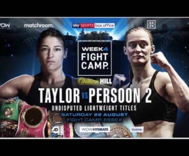 BREAKING NEWS: KATIE TAYLOR vs DELFINE PERSOON 2 ANNOUNCED FOR FIGHT CAMP!