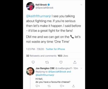 Kell Brook calls out Keith Thurman - Esnews boxing