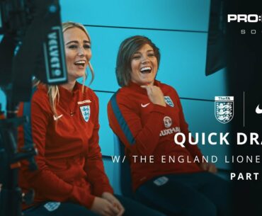 England Women’s Team Euro 2017: Quick Draw | Part Two