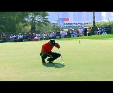 Tiger Woods Spitting - Dubai 2011 - Higher Quality