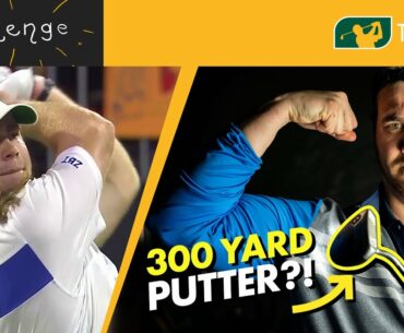 AL vs Kyle Berkshire - The 300yd Putter Challenge | CH-AL-LENGE