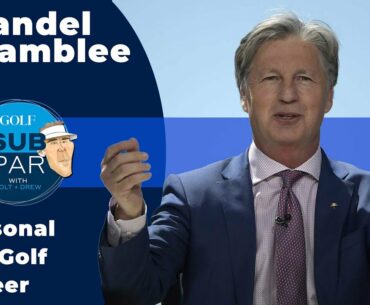 Brandel Chamblee discusses critics' views on his pro golf career and how it impacts his work as an a