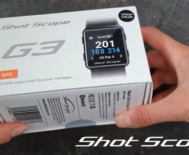 Shot Scope G3 Golf GPS Watch (UNBOXED)
