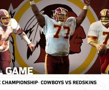 Cowboys vs. Redskins 1982 NFC Championship | NFL Full Game