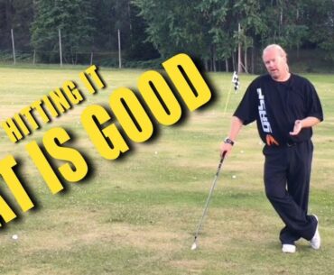 Hitting it fat is better then thin...           Golf with Marcus Edblad