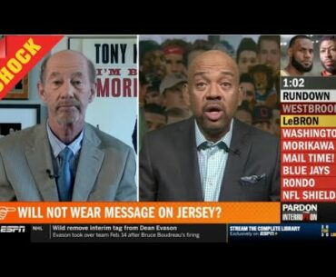 [FULL] Pardon The Interruption | Wilbon SHOCKED LeBron will not wear message on jerseys in Orlando