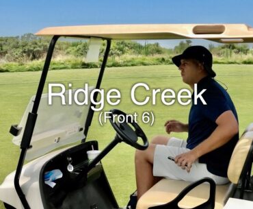 Golfing Dinuba RIDGE CREEK (Front 6 Holes) ScottyGolf & Austin - July 2020