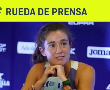 Rueda de Prensa Marta Ortega - Vuelve a Madrid Open 2020 - World Padel Tour