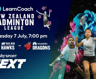 NZ Badminton League: HeyTour Hawks v Huawei Dragons | Sky Sport Next