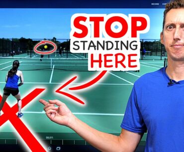 Stop Standing HERE In Tennis! (why you’re losing)