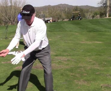 John Dahl fine tunes Mike's golf swing.JohnDahlGolf.com