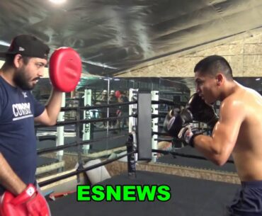 WATCH VERGIL ORTIZ CRACKING THE MITTS SEE WHY HE HAS 100 KO RATIO - DANNY TREJO IMPRESSED EsNews