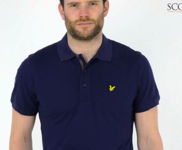 Lyle & Scott Kelso Tech Pique Polo Shirt Navy