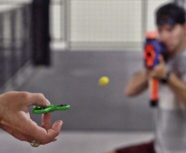 Fidget Spinner Trick Shots | Dude Perfect