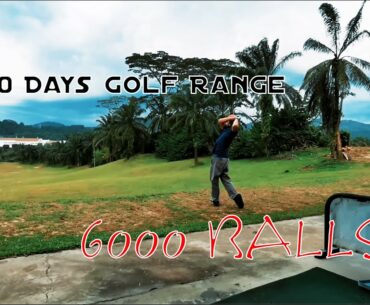 (Weekend Golfer) 30 Days range session recording with 6000 balls