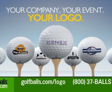 Custom Logo Golf Balls, Perfect for Your Company or Event