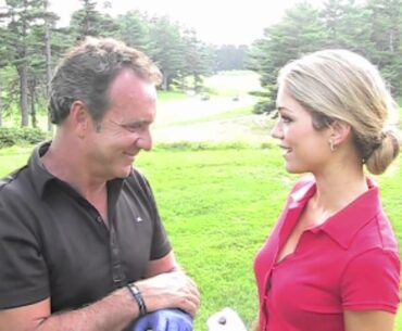 Legendary pro golf instructor Rick Smith shows Miss Mass. USA that learning to golf can be fun!