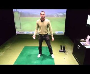 Body movement during golf swing