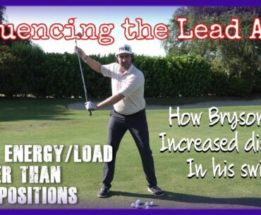Load the lead arm for Power and Consistency (How DeChambeau has created more speed in his swing)