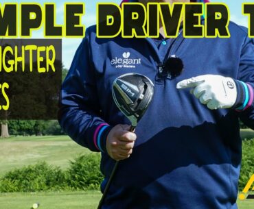 Simple Tip To Hit Straighter Drives