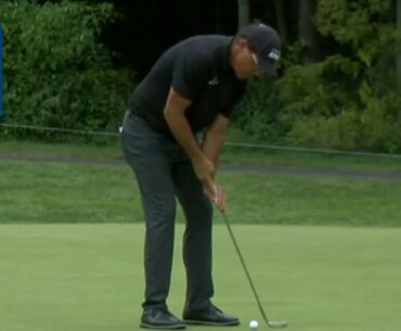 Phil Mickelson explains pause in putting stroke during the Memorial Tournament