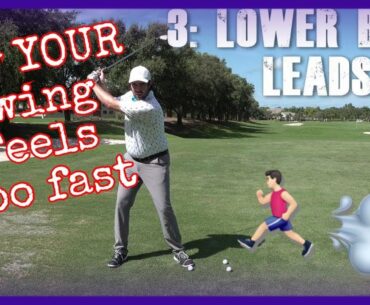 Why your swing feels too fast (and how to improve it)