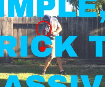 Weird, simple TRICK to MASSIVELY IMPROVE your golf game