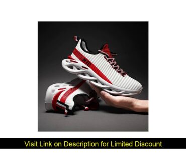 LTSUYO new men's blade bottom sports running shoes ultralight flying woven mesh shoes young student