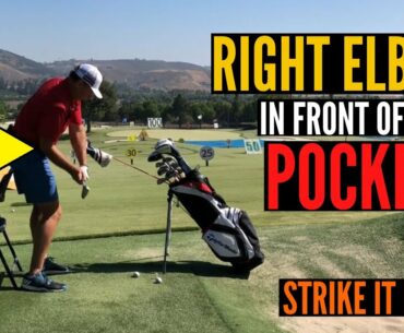 Get Your Elbow in Front of Your Pocket and STRIKE IT PURE!