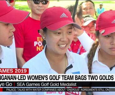 Pagdanganan led women's golf team bags two golds