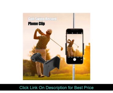 Golf Swing Training Recording Videotaping Aids Cellphone Fixing Holder Clip Recording Swing Selfie