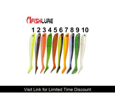 Afishlure T Tail Soft Mini Shad Lure 55mm/1.15g 10pcs/bag Artificial Soft Wobblers Plastic Worms Tu