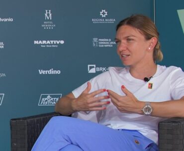 Interviu Simona Halep, la Winners Open 2020,  Cluj Napoca