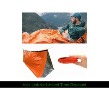 Reusable Camping Travel Sleeping Bag Thermal Waterproof Survival Emergency tent 40DC25