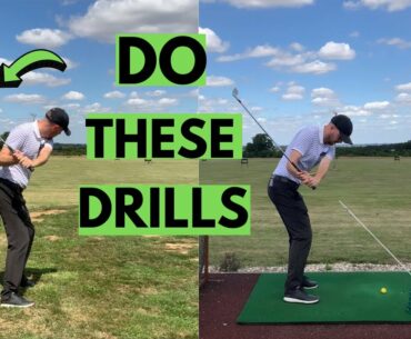 FIX YOUR OVER THE TOP GOLF SWING! 2 drills to eliminate your over the top move (guaranteed)