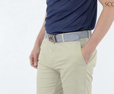 J Lindeberg Otto Light Twill Stretch Chino Shorts Beige