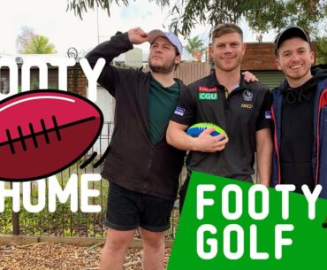 FOOTY GOLF | Footy at Home with Collingwood's Taylor Adams